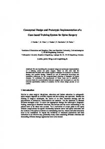 Conceptual Design and Prototypic Implementation ... - Semantic Scholar