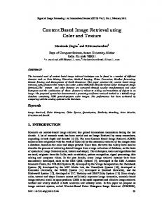 Content Based Image Retrieval using Color and ... - Semantic Scholar