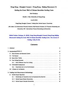 Contents - SSRN papers