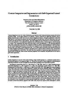 Contour Integration and Segmentation with Self ... - CiteSeerX
