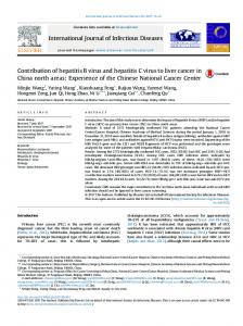 Contribution of hepatitis B virus and hepatitis C virus to liver cancer in