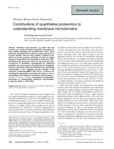 Contributions of quantitative proteomics to understanding ...www.researchgate.net › publication › fulltext › Contrib