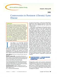 Controversies in Persistent (Chronic) Lyme Disease - Semantic Scholar