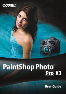 Corel PaintShop Photo Pro X3 User Guide