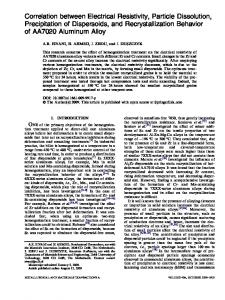 Correlation between Electrical Resistivity, Particle ... - Sistemas EEL