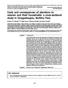 Costs and consequences of abortions to women ... - Semantic Scholar