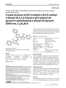 Crystal structure of