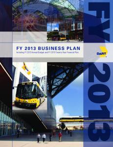 DART FY 2013 Business Plan