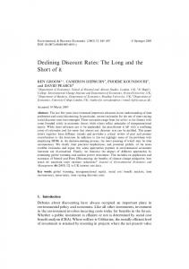 Declining Discount Rates - Semantic Scholar