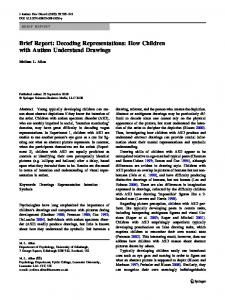 Decoding Representations: How Children with Autism ... - Springer Link