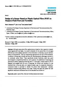 Design of a Sensor Based on Plastic Optical Fibre (POF) to ... - MDPI