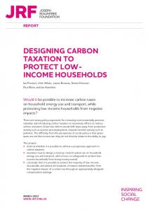 Designing carbon taxation to protect low-income households