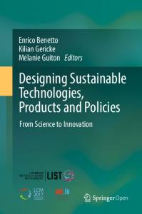 Designing Sustainable Technologies, Products and