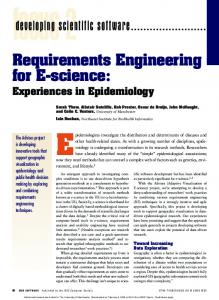 developing scientific software Requirements Engineering ... - CiteSeerX