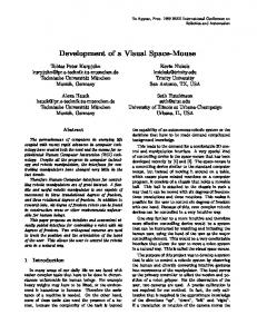 Development of a Visual Space-Mouse