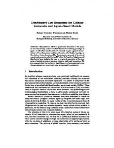 Distributive-Law Semantics for Cellular Automata