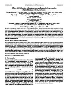 doped SnO2 varistors - E-Journal - UNAM