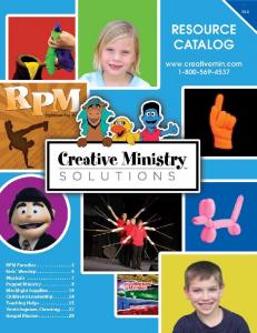 Download Catalog - Creative Ministry Solutions