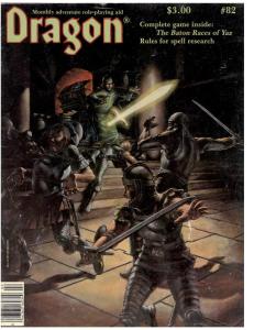 Dragon Magazine #82 - Annarchive