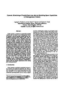 Dynamic Scheduling of Parallel Real-time Jobs by ... - Semantic Scholar