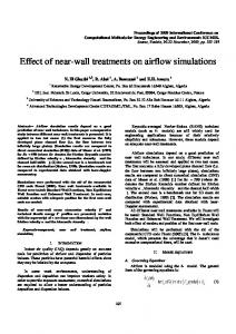 Effect of near-wall treatments on airflow simulations - Archive ouverte