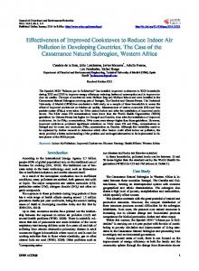 Effectiveness of Improved Cookstoves to Reduce Indoor Air Pollution ...
