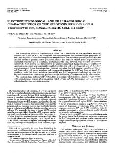 electrophysiological and pharmacological ... - Semantic Scholar