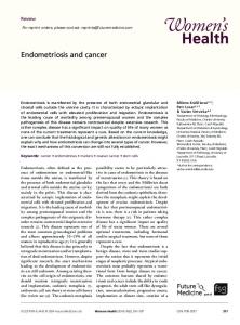 Endometriosis and cancer - Future Medicine