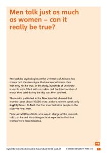 English File Intermediate reading text unit 3B - Oxford University Press