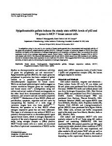 Epigallocatechin gallate induces the steady state