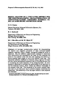 error analysis of a two-layer method for the electromagnetic ...