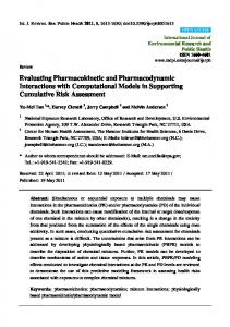 Evaluating Pharmacokinetic and ... - Semantic Scholar
