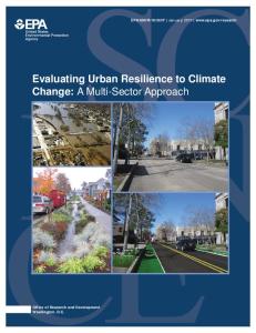 Evaluating Urban Resilience to Climate Change