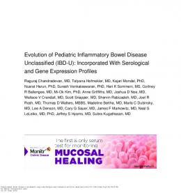 Evolution of Pediatric Inflammatory Bowel Disease ...