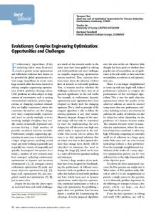Evolutionary Complex Engineering Optimization - IEEE Xplore