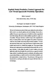 Explicit Model Predictive Control Approach for Low ... - Control Systems