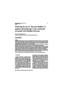 Exploring the use of 'Exercise Buddies' to augment ... - IOS Press