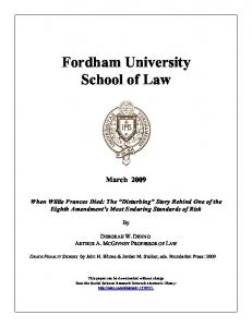 Fordham University School of Law - SSRN