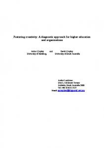 Fostering creativity - Documents Free Download PDF