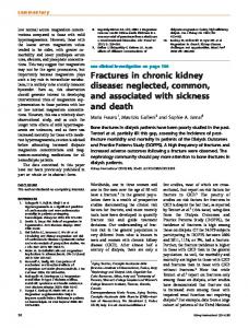 Fractures in chronic kidney disease - Kidney International