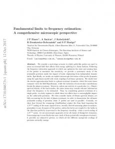 Fundamental limits to frequency estimation: A comprehensive