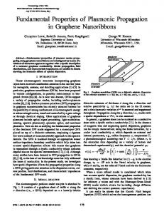 Fundamental properties of plasmonic propagation in graphene