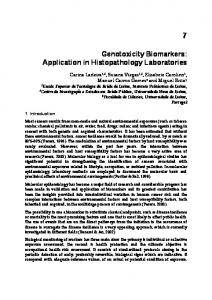 Genotoxicity Biomarkers - Semantic Scholar