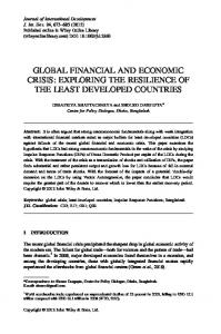 global financial and economic crisis: exploring ... - Wiley Online Library