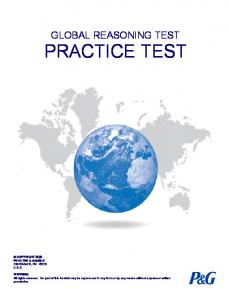 Global reasoning test practice test