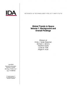 Global Trends in Space Volume 1: Background and Overall ... - IDA