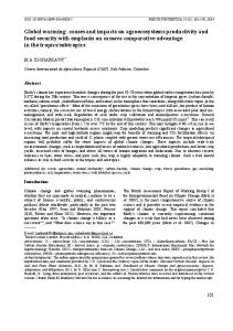 Global warming: causes and impacts on ...