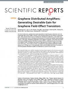 Graphene Distributed Amplifiers: Generating ... - Semantic Scholar