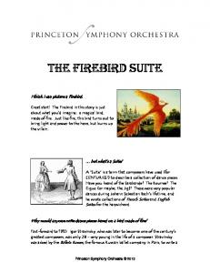 Guide to The Firebird - Princeton Symphony Orchestra