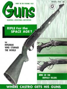 GUNS Magazine March 1959